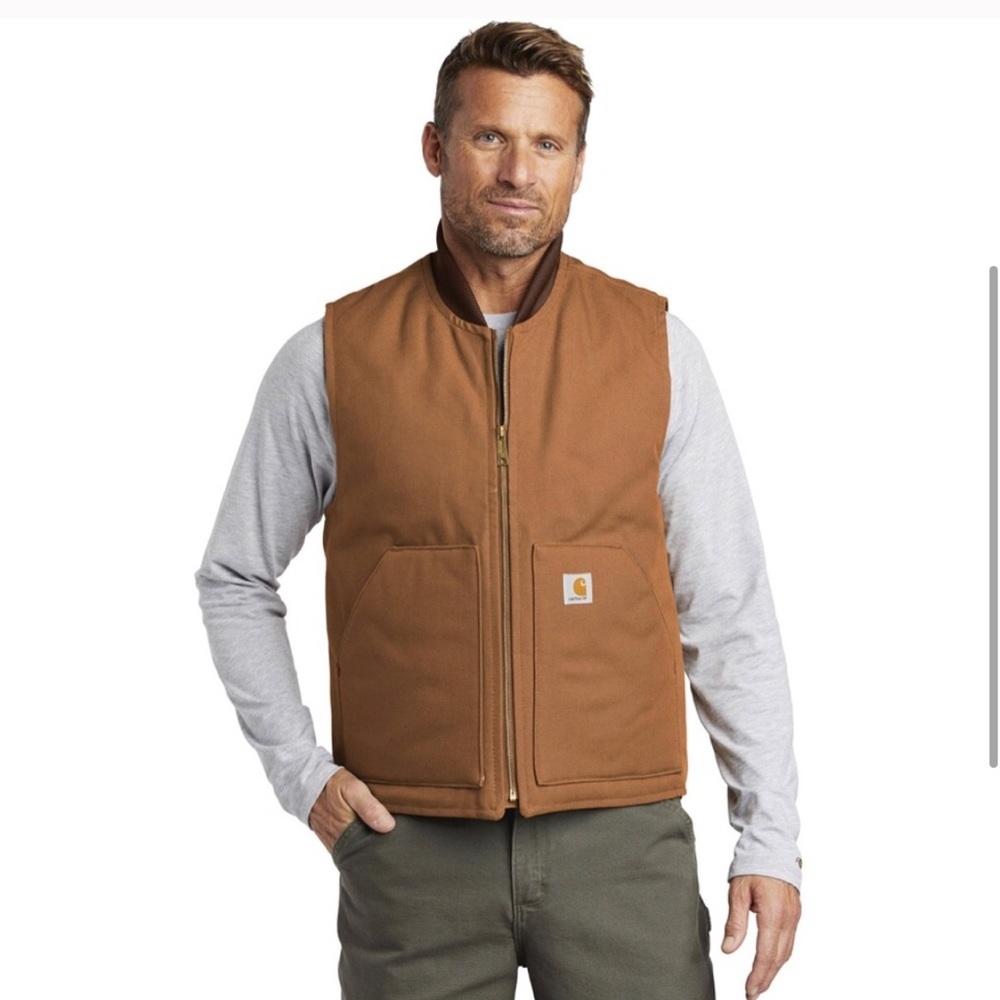 Carhartt Duck Vest Brown - EUC